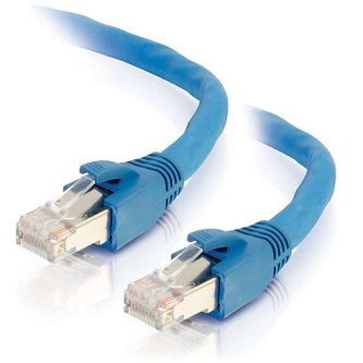 CablesToGo 100FT CAT6 SNAGLESS SOLID STP CABLE-BLU