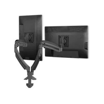 Chief K1 DESK MNT DUAL DISP DUAL 2LARMS, BLK