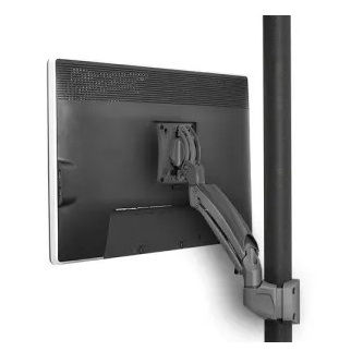 Chief K1 POLE MNT SINGLE DISPLAY 1L ARM, BLK