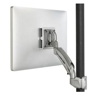 Chief K1 POLE MNT SINGLE DISPLAY 1L ARM, SLV