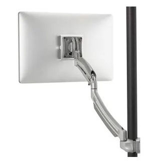 Chief K1 POLE MNT SINGLE DISPLAY 2L ARM, SLV