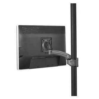 Chief K2 POLE MNT SINGLE DISPLAY 1L ARM, BLK