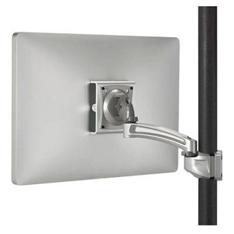 Chief K2 POLE MNT SINGLE DISPLAY 1L ARM, SLV