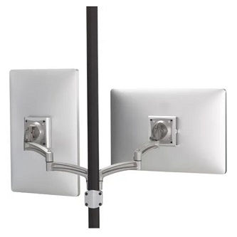 Chief K2 POLE MNT DUAL DISP DUAL 2L ARMS, SLV