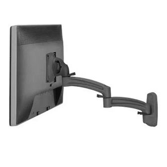 Chief K2 WALL MNT SINGLE DISPLAY 2L ARM, BLK