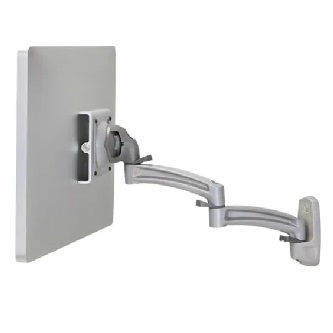 Chief K2 WALL MNT SINGLE DISPLAY 2L ARM, SLV