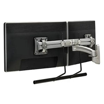 Chief K2 WALL MNT DUAL DISP 1L ARM H-ARRAY,SLV