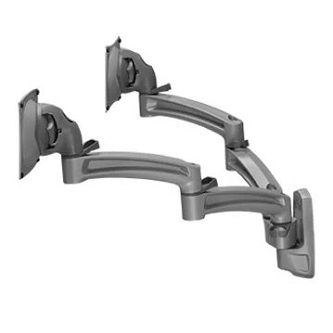 Chief K2 WALL MNT DUAL DISP DUAL 2L ARMS, BLK