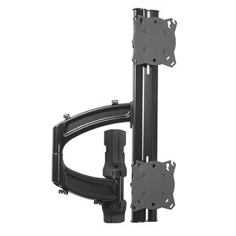 Chief KONTOUR ARRAY FOCAL ADJ WALL 1X2 BLK