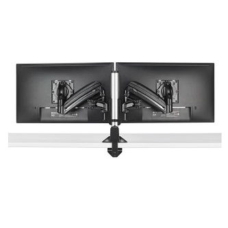 Chief KX CLMN DESK MNT DUAL 2L ARMS, BLK