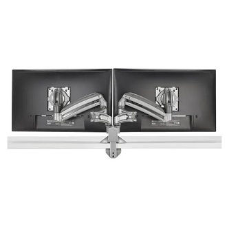 Chief KX DESK MNT DUAL 2L ARMS, BLK