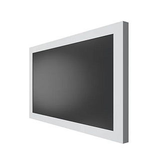Chief 50" LANDSCAPE WALL KIOSK, WHITE
