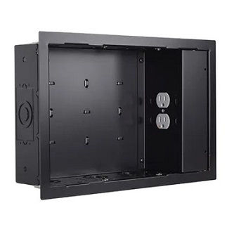 Chief IN-WALL SMALL BLK - W/ SURGEX 1 OUTLET