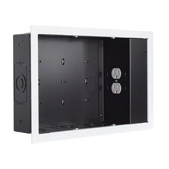 Chief IN-WALL SMALL WHT - W/ SURGEX 1 OUTLET