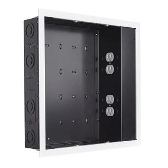 Chief IN-WALL LARGE WHT - W/ SURGEX 2 OUTLETS