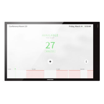 Crestron 10.1 in. Rm Sched TchScrn Black Smooth