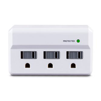 CyberPower 3 OL WALL TAP, 500J, WHITE