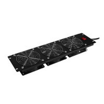 CyberPower 3U 19" fan panel, 3x 110/120Vac cooling