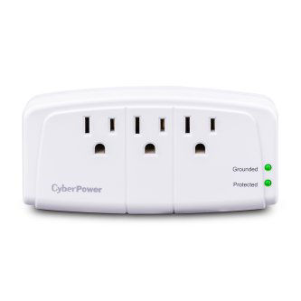 CyberPower 900 J,125 V,NEMA 5-15P plug,3 NEMA 5-15p