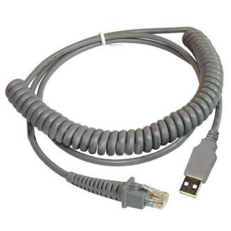 DATALOGIC CABLE,USB,A,COIL,4.5m