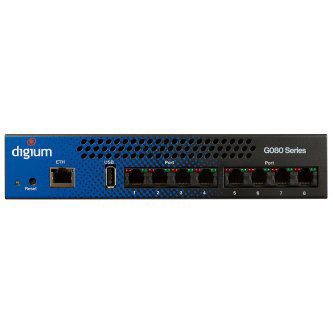 Digium 8 Port Analog FXO to VoIP Gateway, US