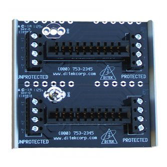 Ditek TWO MODULE SNAPTRACK-TYPE BASEFOR 2MHLP