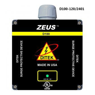 Ditek 100KA/PHASE 120/240 VAC 1-PHSEWYE,3 WIRE