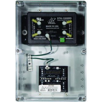 Ditek PROTECTS 120VAC POWER AND UP TO 4 PAIRS