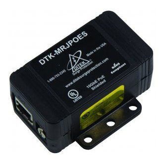 Ditek Single Channel Power over Ethernet Surge