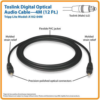 Eaton 13ft Toslink Digital Optical A