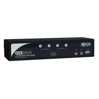Eaton KVM Switch 4-Port, Audio, 2-Po