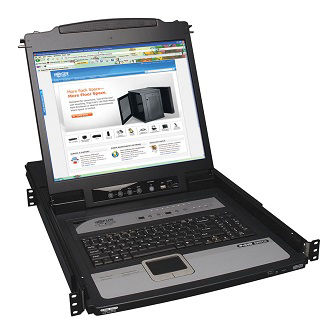 Eaton 8PT CONSOLE IP KVM W 19" LCD