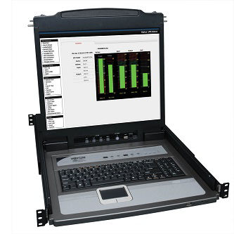 Eaton 8PT KVM W 19IN LCD, 8CBLS,1U