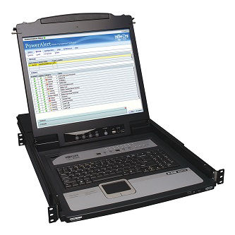 Eaton 16-Port IP KVM Switch Rack Con