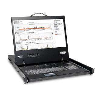 Eaton 8PT KVM W 19IN LCD CONSOLE,1U