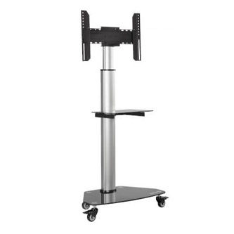 Eaton ROLLING TV CART 37-70IN. BLACK