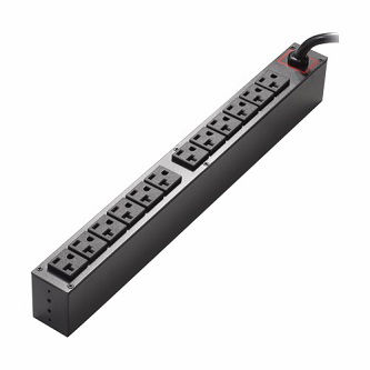 Eaton EPDU, BA, 1U, 5-20P, (12) 5-20R