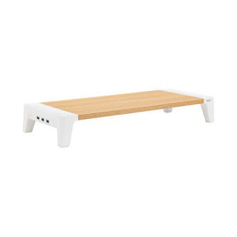 Eaton Monitor Riser for Desk Wood Top USB-A Ch