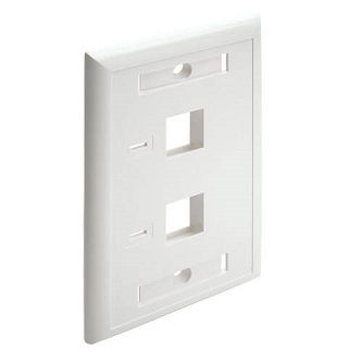 Eaton 2-Port Dual Outlet RJ45 Univer