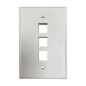Eaton WALL PLATE 3-PORT SINGLE-GANG