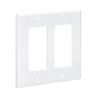 Eaton Double-Gang Faceplate Decora S