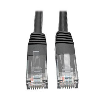 Eaton Cat6 Cable (RJ45 M/M),PoE,Black,1 ft.