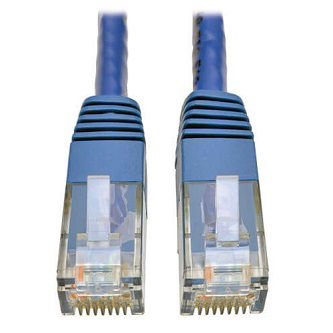 Eaton Cat6 Cable (RJ45 M/M),PoE,Blue,3 ft.