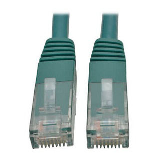 Eaton Cat6 Cable (RJ45 M/M),PoE,Green,3 ft.