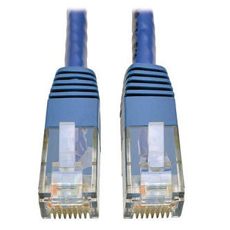 Eaton Cat6 Cable (RJ45 M/M),PoE,Blue,5 ft.