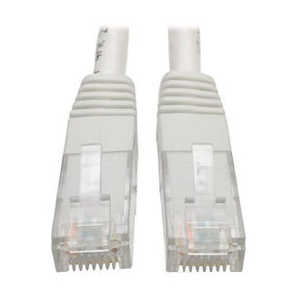 Eaton Cat6 Cable (RJ45 M/M),PoE,White,5 ft.