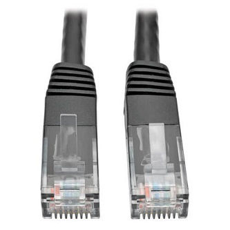 Eaton Cat6 Cable (RJ45 M/M),PoE,Black,6 ft.