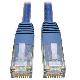 Eaton Cat6 Cable (RJ45 M/M),PoE,Blue,6 ft.