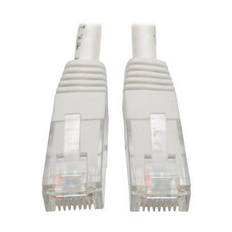 Eaton Cat6 Cable (RJ45 M/M),PoE,White,6 ft.