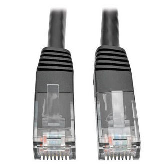 Eaton Cat6 Cable (RJ45 M/M),PoE,Black,7 ft.